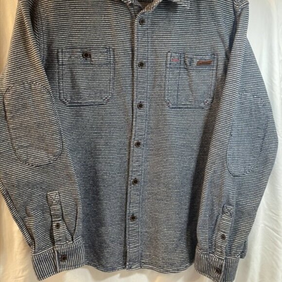 Dickies Vintage Men's X-Large Striped Shacket - Picture 3 of 4